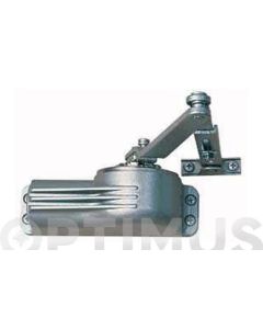 Cierrapuertas brazo retenedor plata 22-at-50 telesco