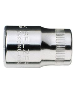 Llave vaso hexagonal con clip 1/4"-12mm cromo vanadio bahco sb6700sm-12