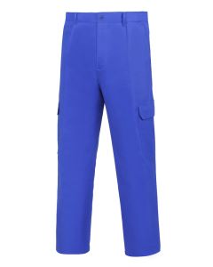 Pantalon trabajo multibolsillo t40 tergal azul l500 vesin