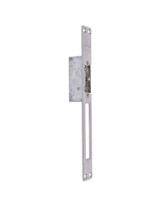 Abrepuerta electrico automatico desbloqueo regulable placa larga l inox serie 45 adf/lx dorcas