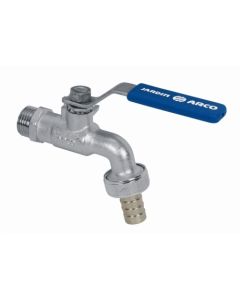 Grifo jardin curvo palanca 1/2"x3/4" arco 00413