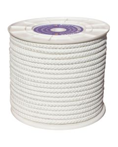 Cuerda fijacion trenzada mate 14mm 100 mt nylon blanco hyc 5106140100