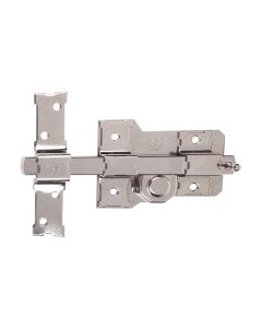 Cerrojo sobreponer bombillo 50mm izquierda 115mm niquel 302-t fac 01129