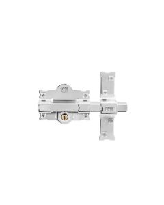 Cerrojo sobreponer bombillo 50mm 105mm niquel 101-l fac 01051