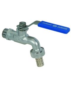 Grifo jardin curvo palanca 1"x1" arco 00405