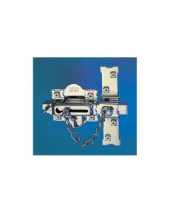 Cerrojo sobreponer bombillo 50mm izquierda con cadena 80mm niquel 307-r fac 01157