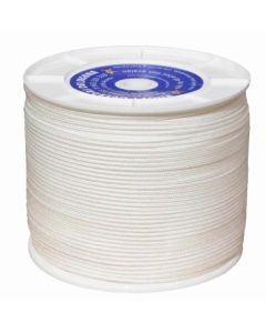 Cuerda fijacion trenzada 04,5mm 500 mt polipropileno blanco hyc 4108450500