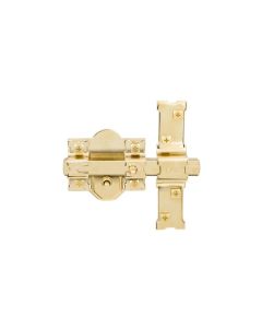 Cerrojo sobreponer bombillo 50mm 80mm dorado 301-rp fac 01115