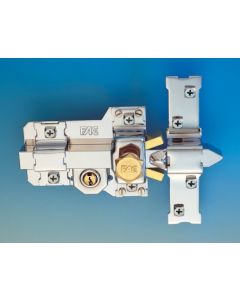 Cerrojo sobreponer bombillo 50mm izquierda 115mm niquel 303-l fac 01133