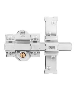 Cerrojo sobreponer bombillo 50mm 80mm niquel 201-l fac 01190