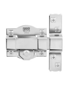 Cerrojo sobreponer union electrica derecha bombillo 40mm niquel fac 01180