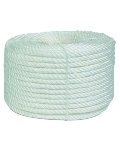 Cuerda fijacion torcida 4 cabos 10mm 100 mt polipropileno blanco hyc 4000100100