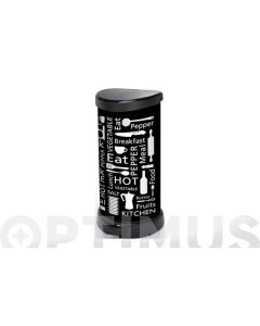 Cubo basura con pedal cubeta extraible 40lt 33x25x55cm acero plata curver