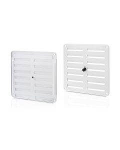 Rejilla ventilacion regulable 170x170mm aluminio esmaltado blanco inofix