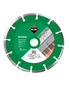 Disco corte general obra segmentado 115 mm basic l sev 115 rubi 25915