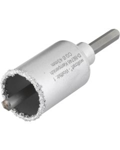 Corona perforadora para pared adaptador broca piloto ø 043mm metal duro wolfcraf