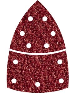 Hoja lija wolfcraft esmeril triangular grano 060 adhesiva 095 mm 1812000