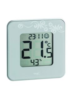 Termometro medicion temperatura termo-higrometro blanco tfa 30,5021,02