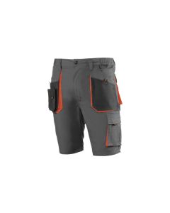 Pantalon trabajo s algodon negro/naranja juba