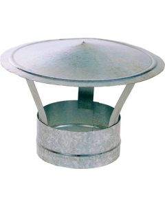 Sombrerete tubo estufa normal acero galvanizado ø120 mm exojo