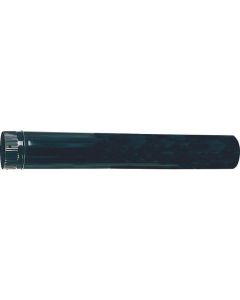 Tubo estufa acero vitrificado negro ø100 mm exojo