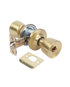 Pomo puerta 3500u0lm entrada picaporte unificado 60/70mm laton mate serie 3500 tesa