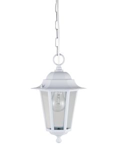 Farol jardin colgar e27 60w metal blanco orlando simon brico