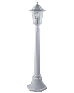 Farol jardin 1 foco e-27 1x60w aluminio blanco orlando simon brico