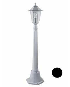 Farol jardin 1 foco e-27 1x60w aluminio blanco orlando simon brico