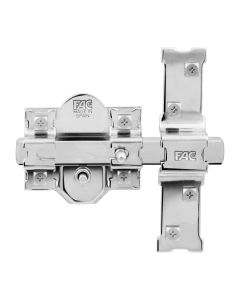 Cerrojo sobreponer bombillo 50mm bombillo niquel 80mm niquel 301-rp fac 01100
