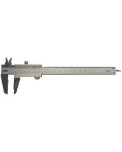 Calibre medicion manual tornillo fijacion con funda 150mm inox atm