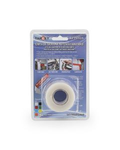 Cinta silicona autovulcanizable 25mmx 3mt transparente target cstr325