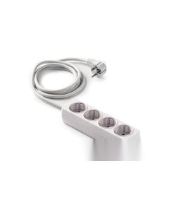 Base multiple electricidad 4 tomas tt 3x1,5mm 1,5mt famatel 9/504