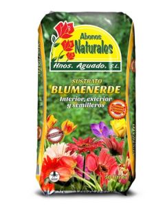 Substrato cultivo universal bluemenerde 50 l abonos naturales hno