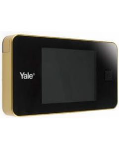 Mirilla puerta digital electronica 128x68x15mm dorado yale 45050014320200