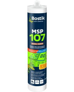 Adhesivo sellador polimero cartucho marron h750 seal'n'bond premium bostik 290 ml