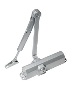 Cierrapuertas brazo retenedor fuerza 2-4 plata ts compact dormakaba