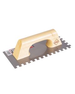 Peine albañil 28cm 10x10mm rubi ma mango cerrado madera acero 65985