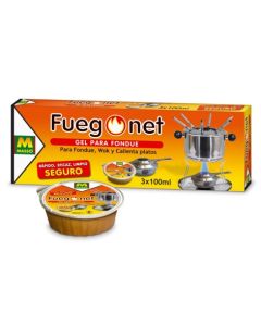 Gel encendedor fondue 3x100 ml fuegonet 231112