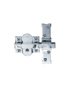 Cerrojo sobreponer bombillo 50mm 80mm niquel 301-r traba 24012