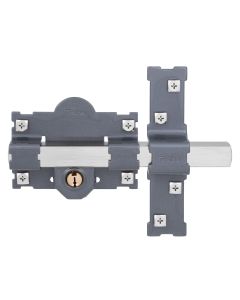 Cerrojo sobreponer bombillo 50mm 80mm pintado 101-l traba 24004