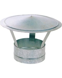 Sombrerete tubo estufa normal acero galvanizado ø110 mm exojo