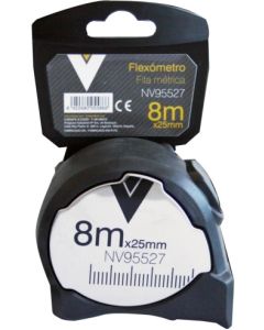 Flexometro medicion 08mt-25,0mm nivel ma con freno metal nv95527