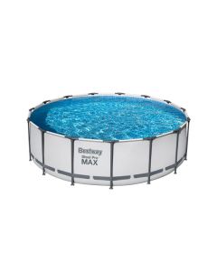 Piscina redonda desmontable steel pro max 16.015 l depuradora cartucho tipo ii ø457x122cm bestway