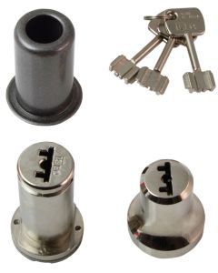 Cilindro pompa exterior 52mm niquel 990011-50 iseo 990011