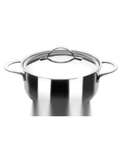 Cacerola cocina con tapa 16cm acero inox noah ibili
