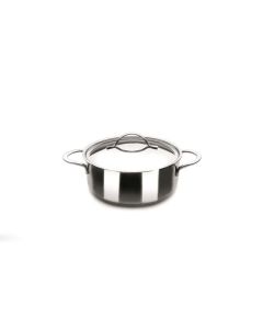 Cacerola cocina con tapa 24cm acero inox noah ibili