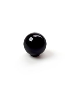 Pomo mueble bola 29mm abs negro mt rei 7-308.03