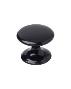 Pomo mueble 33mm zamak negro mt rei 7-756.03