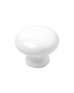Pomo mueble 35mm porcelana blanco mt rei 7-821.35.01
